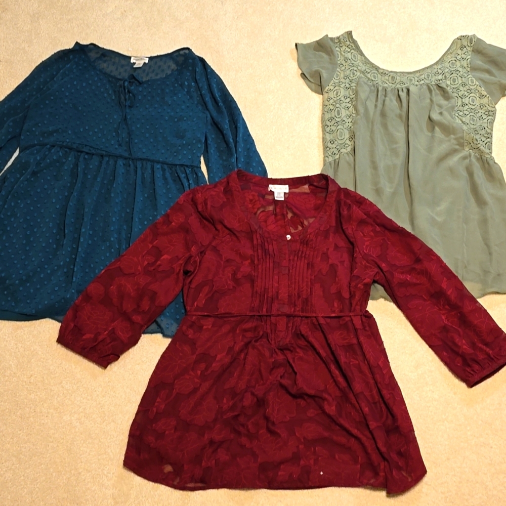 Motherhood Maternity Bundle - Set of 3 Tops